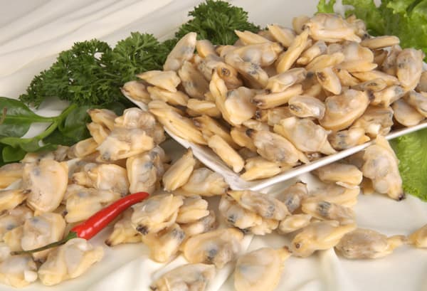 frozen seafood China_ Frozen boiled clam meat